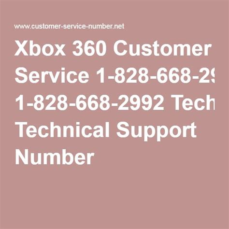 xbox 360 support number.
